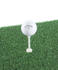 Backyard Golf Hitting And Putting Mat With Rubber Backing For Real Course Feel And Everyday Practice In 1x2 Foot Size with golf ball