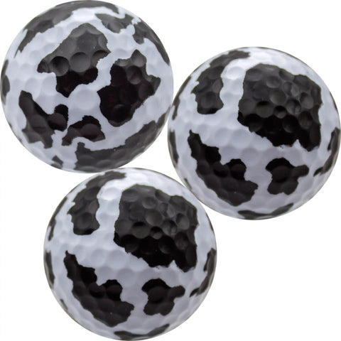 Cow Print Golf Balls 360 Degree Full Wrap Color Set For Gifts Tournaments And Keepsakes 12 Pack Novelty Balls Perfect For Leagues Events And Collector Displays