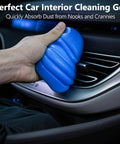 Detail Like A Pro Car Cleaning Gel Putty For Hard To Reach Areas being used on car air vent