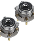 Pair Of Two AWD Wheel Hub Bearing Assemblies OEM Grade For Hyundai Santa Fe 2007 Through 2019 And Veracruz 2007 Through 2012