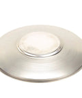 Lid Insert For FKM P0115 Genuine OEM Replacement Part For Auto Interior, Precise circular metal lid with central indentation