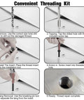 Marvelity Premium 131-Piece metric Helicoil thread repair kit with HSS drills, inserts, taps for M5–M12