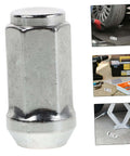 Yardwe Chrome Lug Nuts Wheel Replacement Kit Super Easy Install Anti Rust Heavy Duty Seal Covers For Rv And Car Repair Hubs chrome cap