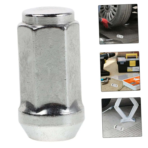 Yardwe Chrome Lug Nuts Wheel Replacement Kit Super Easy Install Anti Rust Heavy Duty Seal Covers For Rv And Car Repair Hubs chrome cap