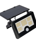 GOWENIC Solar Powered Floodlight, 4 Lighting Modes, Foldable 180 Degree with solar panel and motion sensor.