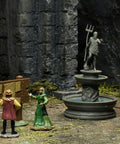 Warlock Tiles Marketplace Accessory For Dungeons And Dragons And Tabletop RPGs with dope modular market stalls and water fountain