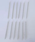 Twelve Pc Heavy Duty Mechanical Compression Springs With Hook Ends For DIY Mods And Home Repairs Made From Fatigue Resistant Spring Steel.
