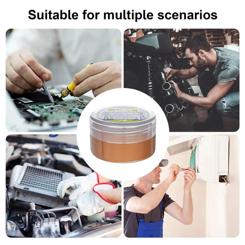 Copper Grease High Temp Electrical Contact Lubricant Dope Conductive Paste With Strong Adhesion Multipurpose Anti Seize For Auto Electronics And Construction 30g in use for various applications