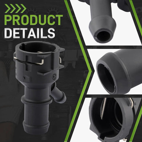 Engine Coolant Heater Hose Connector For Audi A3 TT Skoda Octavia And VW Golf Replacement 1K0122291C detailed view