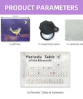 Real Element Samples Inside 83 Elements Hands-On Interactive Periodic Table Kit With Magnifying Glass Engaging Science Learning Tool And Creative Gift For Teachers Students Parents And Friends, includes box, magnifying glass, cloth, and table