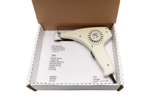 Heavy Duty 250 Watt Electric Heat Gun With Three Way Hi Off Cool Switch, 6 Foot Power Cord in open box