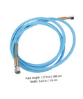 Heavy Duty PTFE Steam Hose For Steam Irons, Lightweight, Flexible And Built To Last, Reliable Steam Supply Line, 300cm blue