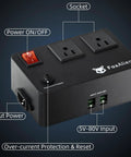 Relay Module For CNC Machines And Dust Collectors With Synchronous Control, 110V US Sockets, Grbl Compatible, top view