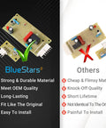 Comparison of upgraded ice maker sensor control board kit for refrigerator replacement 4389102 W10757851 with others.