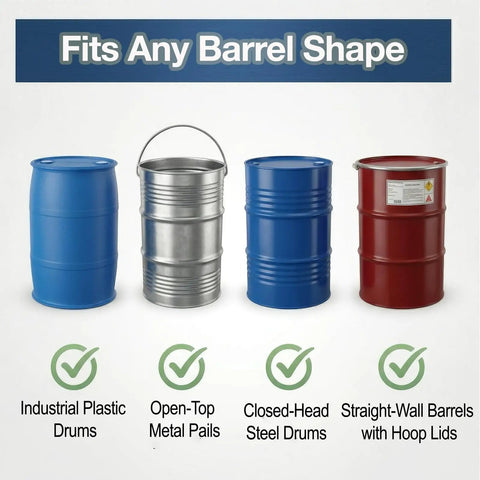 Heavy Duty Drum Truck And 55 Gallon Barrel Cart Reinforced Steel Frame Dolly With 1000 Lbs Capacity Smooth Rolling Workshop Beast That Crushes Heavy Jobs And Handles It Like A Pro