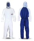 Moon Suit Nylon Cotton Coverall Hooded Reusable Protective Workwear For Construction And Industrial Jobs Lightweight Durable Large Size