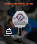 Hydraulic Hose Crimper Kit for Automotive Air Conditioning Repair With Seven Dies and Snap-On Carrying Case