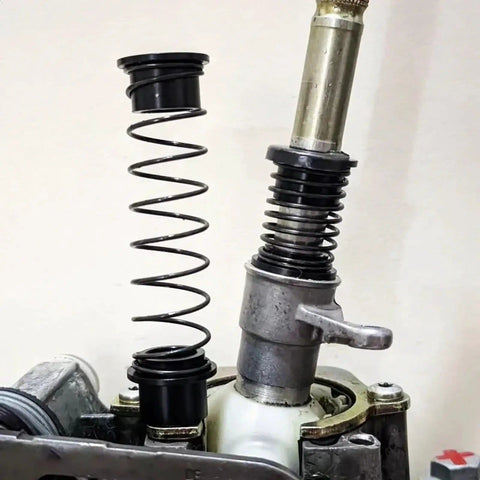 Seat Ibiza 6J 2002 2007 And Leon 1M 2000 2005 Gear Shift Cable Linkage End Bushing Repair Kit Replacement shown in assembly