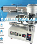 Compact 1000W Desktop 3D Printer Filament Maker Single Screw Extruder with three outlet sizes for versatile filament production.