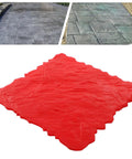 Durable Concrete Stamp Mat 19.69 by 19.69 Inch Seamless Texture Pad Made From Tough Polyurethane for stone tile imprinting.