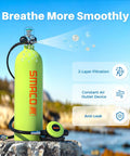 1.9L Mini Scuba Tank Portable Diving Pony Bottle For Underwater Exploration And Emergency Rescue with filtration info