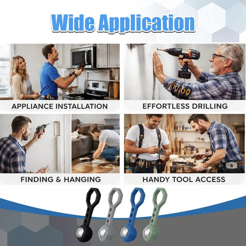 Top Shelf 4 Pack Magnetic Stud Finder Delivers Dead On Accuracy And Heavy Duty 27 Pound Pull Force For Hassle Free Wall Scanning In Drywall Plywood Or Tile Without Batteries To Snag Hidden Nails Or Metal Studs