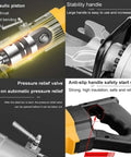Hydraulic components of Portable Hydraulic Rebar Bender With 1150W Pure Copper Motor That Bends Up To 25 Millimeter Steel Bars At 0 To 90 Degrees Built Like A Tank.