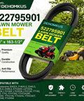 Heavy Duty Deck Belt Replacement for Husqvarna Zero Turn Mowers Dixon Ultra 61 and RedMax CZT61 package design and features