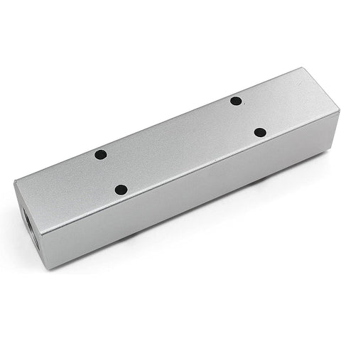 Four Way Pneumatic Manifold Aluminum Alloy Air Distribution Block With G1/2 Inlet Ports And G1/4 Outlets For Air Compressor Systems