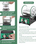Pro Jewelry Polisher Tumbler 5kg 11lbs Barrel Polishing Machine instructions and setup guide