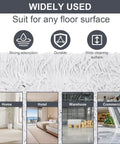 Straight Up 24 Inch Commercial Dust Mop Heavy Duty Floor Duster With Smooth Swivel Head Grey for homes, hotels, warehouses, and commercial spaces.