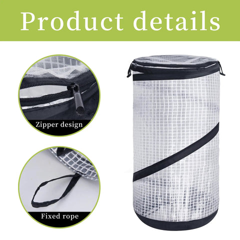 Two Pack Pop Up Mini Greenhouse Covers 23.4x11.6 Inch PVC Spring Up Plant Protector With Zipper Portable Garden Greenhouse For Frost Protection Wind And Rain Proof Keeps Your Plants Warm And Cozy