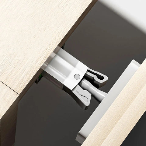 Push To Open Cabinet Latches Spring Loaded Catches For Drawer Cupboard Door Wardrobe Bookshelf No Fuss Open Close ABS Durable Non Magnetic Hardware