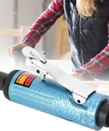 Blue Aluminum Alloy Pneumatic Die Grinder Top Shelf Air Powered Rotary Tool for precise metal shaping and stone carving.