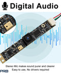 8MP USB Camera Module With Microphone For Computer And Embedded Vision Projects Dope Ultra Compact Strip Camera With IMX179 Sensor HD 3264X2448 Video And Audio