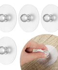 4 Pack Clear Acrylic Diamond Cabinet Knob Pulls No Drill Self Adhesive Stick On Handles For Kitchen Cupboards Wardrobe Dresser Furniture Doors Crystal Clear Crystal Look, clear knob set and peel-stick installation