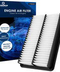 Replacement Engine Air Filter For Mazda 3 2014 2018, Mazda 6 2014 2021, Mazda CX5 2013 2022 box with filter visible