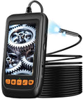 Endoscope Camera With Light And 4.3 Inch IPS Display, No-Brainer Tool For Tight Spaces, coiled 16.5ft semi-rigid borescope cable