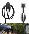 Charging Cable Holder With Chassis Bracket For Tesla Model 3 Model Y Model X Model S Cable Organizer Wall Mount in use