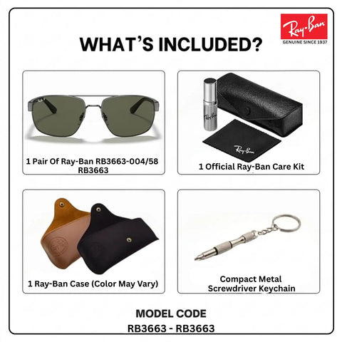 Square Round Shape Polarized Sunglasses For Men With Green Lenses Includes Eyewear Kit Ideal For Formal And Casual Wear