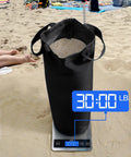 Heavy Duty Canopy Sand Bags For EZ Pop Up Canopy Gazebo Outdoor Instant Sun Shelter 4 Pack on sand filled with 30 lbs of weight