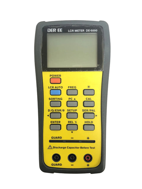 High Accuracy Pro Grade Handheld LCR Meter With TL21 TL22 Leads For Auto LCR Checks And Precise Impedance Testing front view