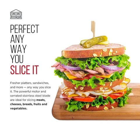 Powerhouse Electric Deli Slicer With Adjustable Thickness Dial And Precision Stainless Steel Blade Flawlessly Sliced Meat Cheese Bread Cutting Setup Weekend Party Game Changer Zero Hassle Kitchen Essential