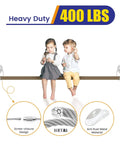 Secure 400 Pound Capacity Anti Tip Furniture Wall Anchors 10 Pack For Kid Proofing Keeps Cabinets Bookcases And Dressers Upright graphic