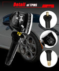 Pre Programmed Tpms Tire Pressure Monitoring Sensor 315 Mhz showing details of valve stem and sensor components.