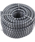 Gray Spiral Cable Wrap For Cable Management Protector Cover 32mm Diameter 30m Long Easy Install coiled for tidy home theater setup
