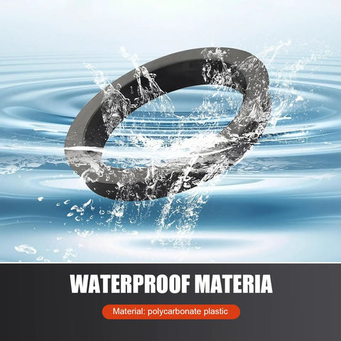Sweet Four Piece Hub Centric Rings Convert 60MM Hub To 75MM Wheel Bore With Tough ABS Plastic in water, showing waterproof feature.