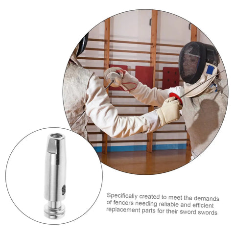 Stainless Steel Fencing Replacement Tip Practice Head For Spare Parts Durable And Reliable Training Gear For Epee And Competition Prep Ideal 