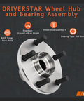 Front Wheel Hub Assembly For Toyota Camry 2004-2017, Highlander 2001-2011, Solara 2004-2008 Left And Right Front Hub Carrier Replacement
