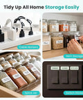 No Sweat Bluetooth Mini Label Maker With Compact Thermal Printer And Smooth App Connections Delivers Ultra Crisp German Engine Prints for organizing cable markers, spice jars, and item storage.